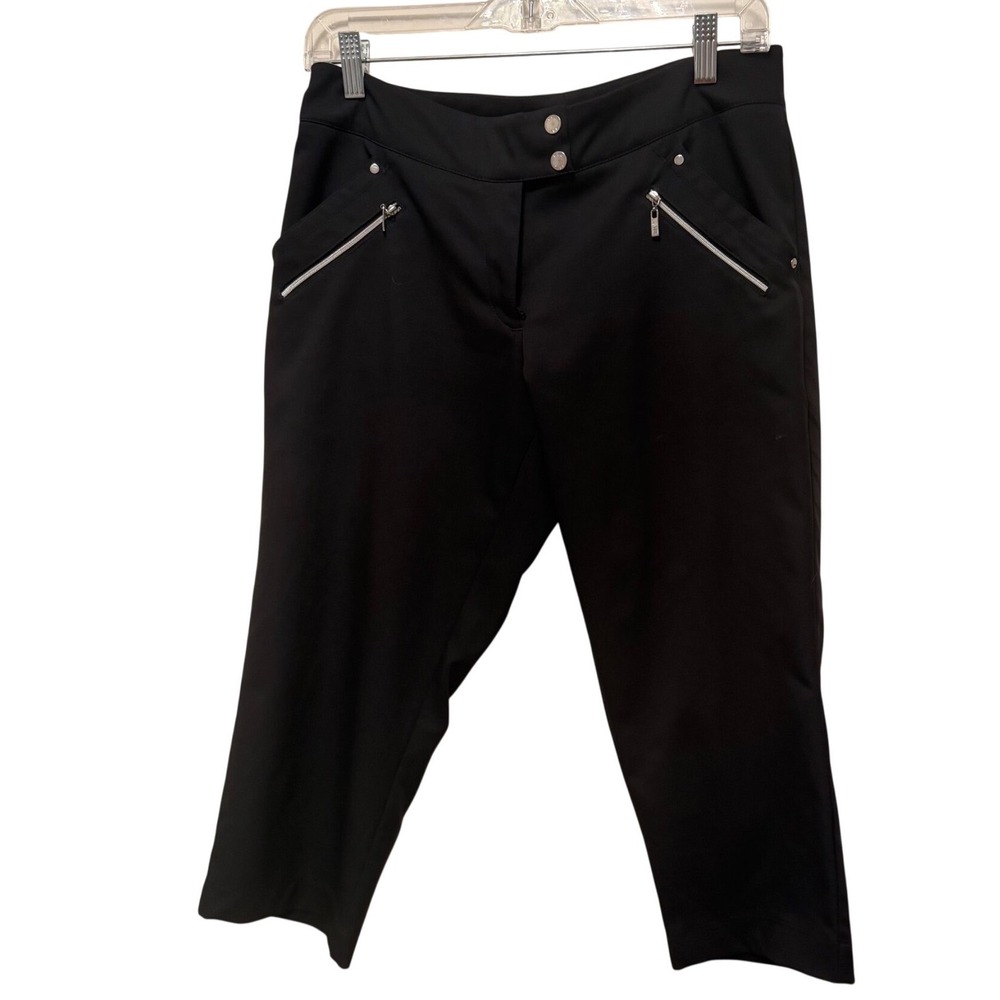 Tail Tech Womens Golf Capris Black Size 8 Cropped Performance Pants